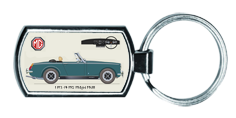 MG Midget MkIII (Rostyle wheels) 1972-74 Keyring 4